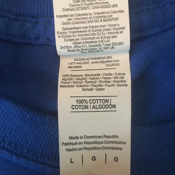 High Waisted Band Tee Shirt Size Large - Picture 5 of 7